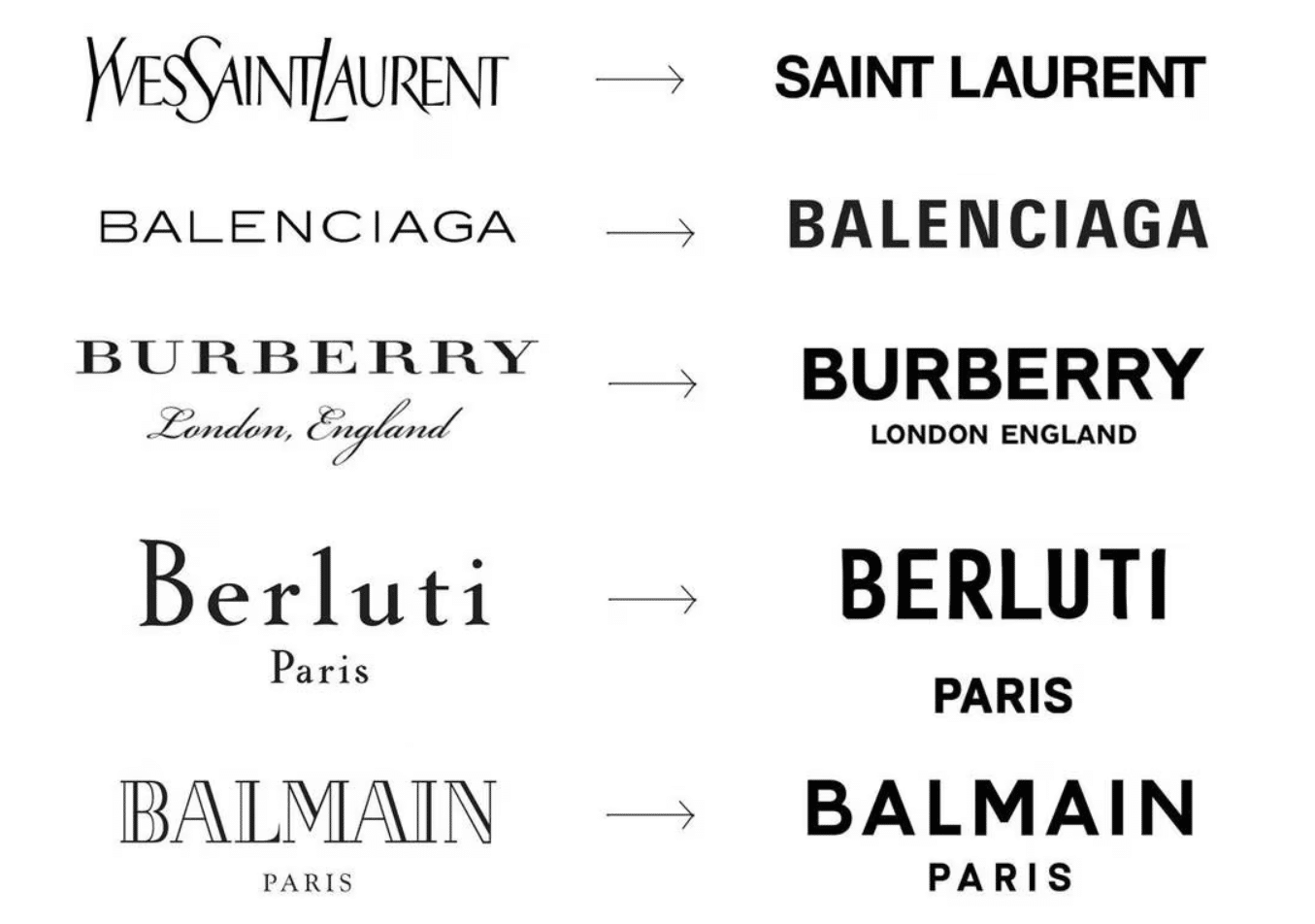 luxury brand logo fail